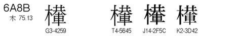 U+6A8B